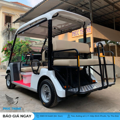 Xe golf điện Yamaha 6 chỗ YMHGD06 5 Cấu tạo xe golf điện Yamaha YMHGD06 khá đơn giản