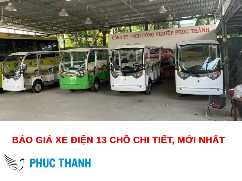 Báo giá xe điện 13 chỗ chi tiết, mới nhất [timect]