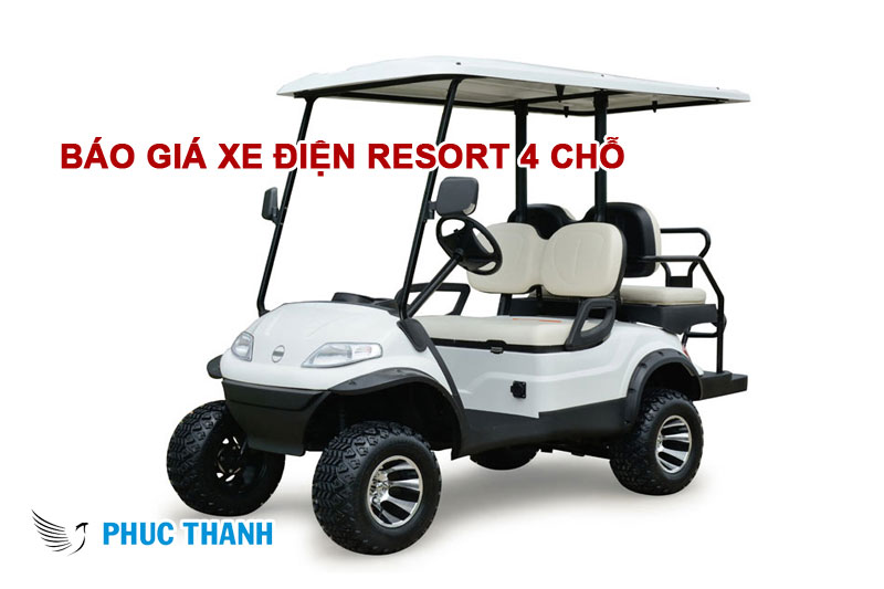 Báo giá xe điện resort 4 chỗ chính hãng mới nhất