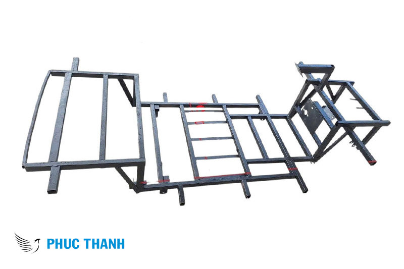Cấu Tạo Chi Tiết Của Một Chiếc Xe Điện Homestay Tiêu Chuẩn 2 Khung xe điện Homestay (Chassis)