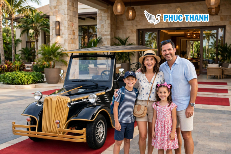 Top 5 Lý Do Các Resort 5 Sao Ưu Tiên Sử Dụng Xe Điện Kiểu Dáng Cổ Điển 2 Tại sao các Resort 5 sao ưu tiên sử dụng xe điện kiểu dáng cổ điển?